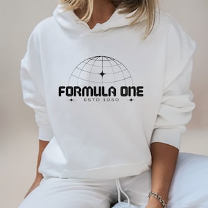 Formula One Hoodie F1 Sweatshirt Motorsport Fan Apparel Racing Sweatshirt Formula One Gift F1 Gift Racing Inspired Shirt Racing Hoodie