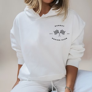 Formula One Hoodie F1 Sweatshirt Motorsport Fan Apparel Racing Sweatshirt Formula One Gift Sunday Club Racing Inspired Shirt Racing Hoodie
