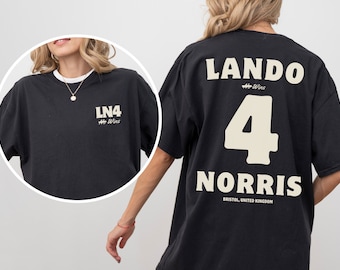 Lando Norris Formula 1 Shirt McLaren F1 Shirt F1 Merch Formula One F1 Gift Formula 1 Gift Formula 1 T Shirt Lando Norris Shirt McLaren Shirt