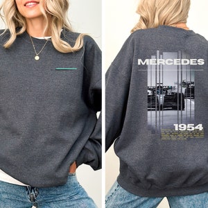 Vintage Mercedes Formula 1 Sweatshirt, Formula 1 Jacket, Classic Racing Hoodie, Formula 1 Sweatshirt, Motorsport Crewneck
