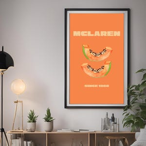 Formula 1 Poster F1 Merch Formula One F1 Poster McLaren F1 Art Lando Norris F1 Wall Art Oscar Piastri Formula 1 Wall Art Formula One Poster