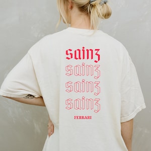 Ferrari F1 Merch Carlos Sainz Shirt Formula One Charles Leclerc Formula 1 Shirt Scuderia Ferrari Shirt F1 Shirt F1 Gifts Formula 1 Gift