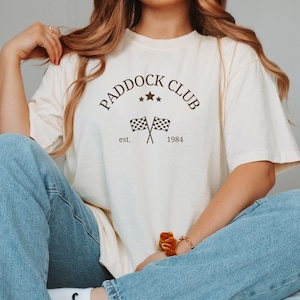Paddock Club F1 Shirt, Formula 1 Graphic Tee, Racing Fan Gift, Motorsport Apparel Racing Inspired