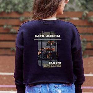 McLaren Sweatshirt Formula One Cropped Crewneck McLaren Gift Lando F1 Gift Racing Inspired Hoodie Grand Prix Clothing Aesthetic Racing Shirt