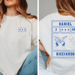 Daniel Ricciardo Alpha Tauri Formula 1 Shirt, Streetwear Tee, F1 Racing Fan Gift Racing Inspired