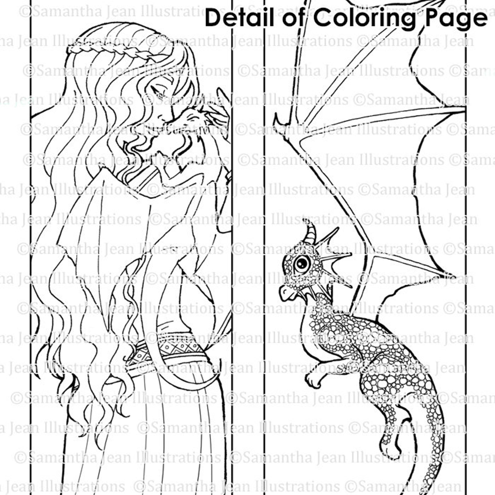 dragon coloring bookmarks printable bookmarks to color