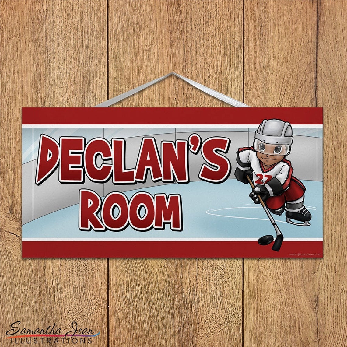 Hockey Signs Kids Door Signs Name Plaques Name Signs Gifts Etsy