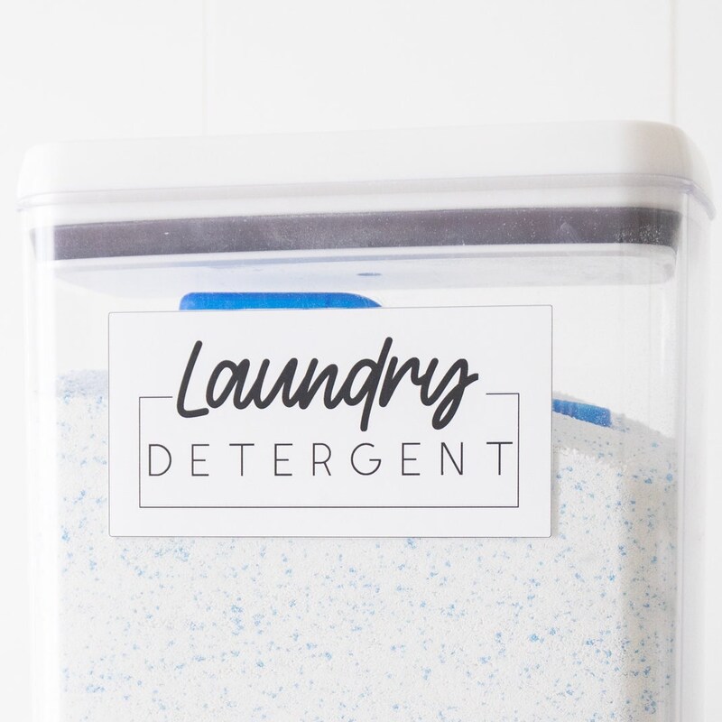 Laundry Detergent Label - Etsy