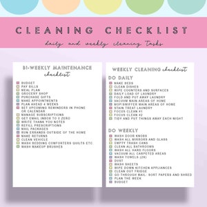 Complete Printable Housekeeping Set -; Home Management, Household ...
