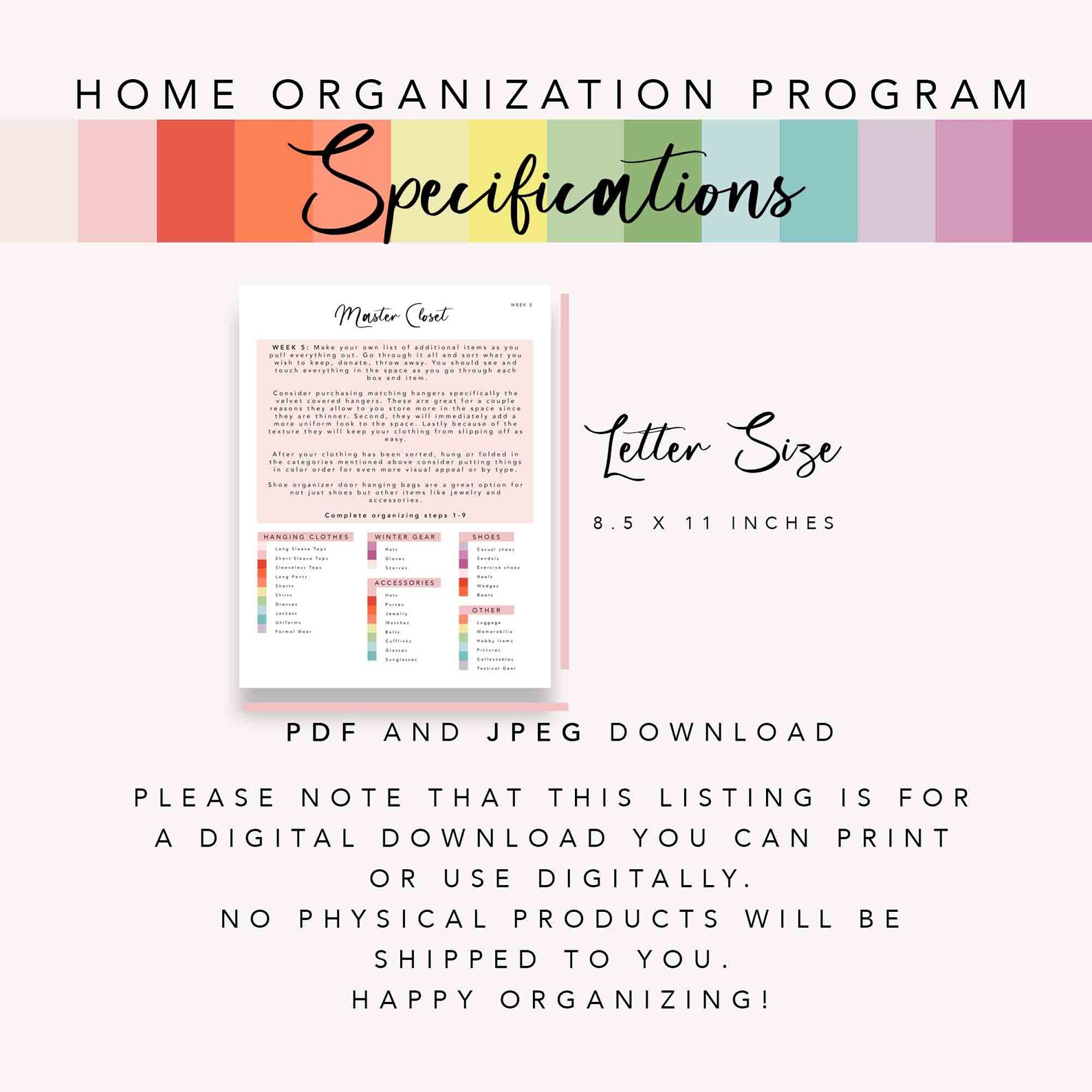 HOME ORGANIZATION Etsy