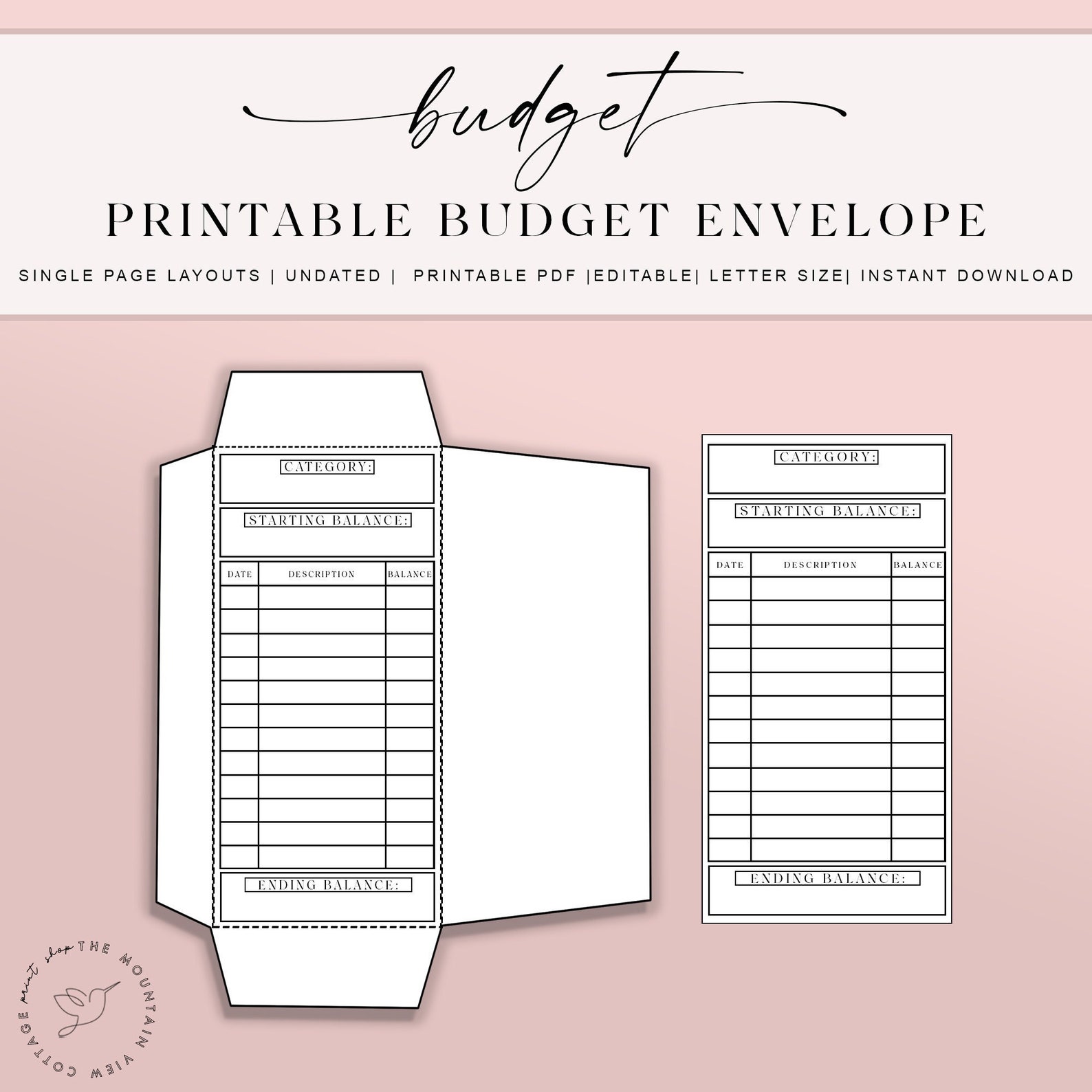 Printable Budget Envelope Template Budget Planner Weekly Etsy Printable Budget Envelope Template Budget Planner Weekly Etsy