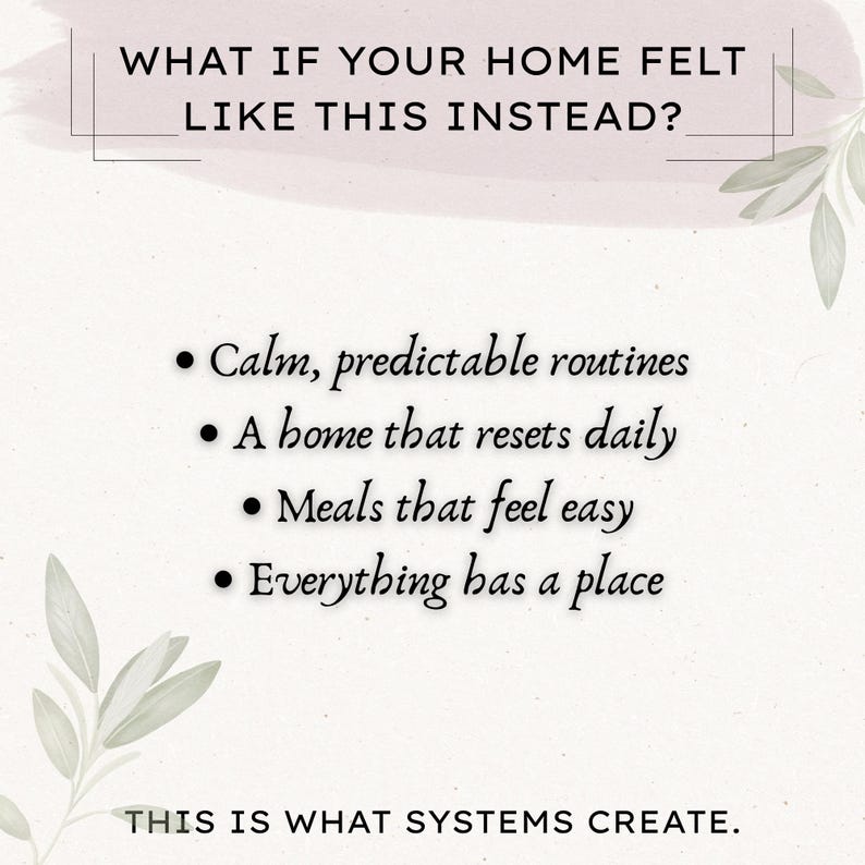 Predictible Routine Home Calm Home Method Bundle, Home Organization System, Cleaning & Reset ...