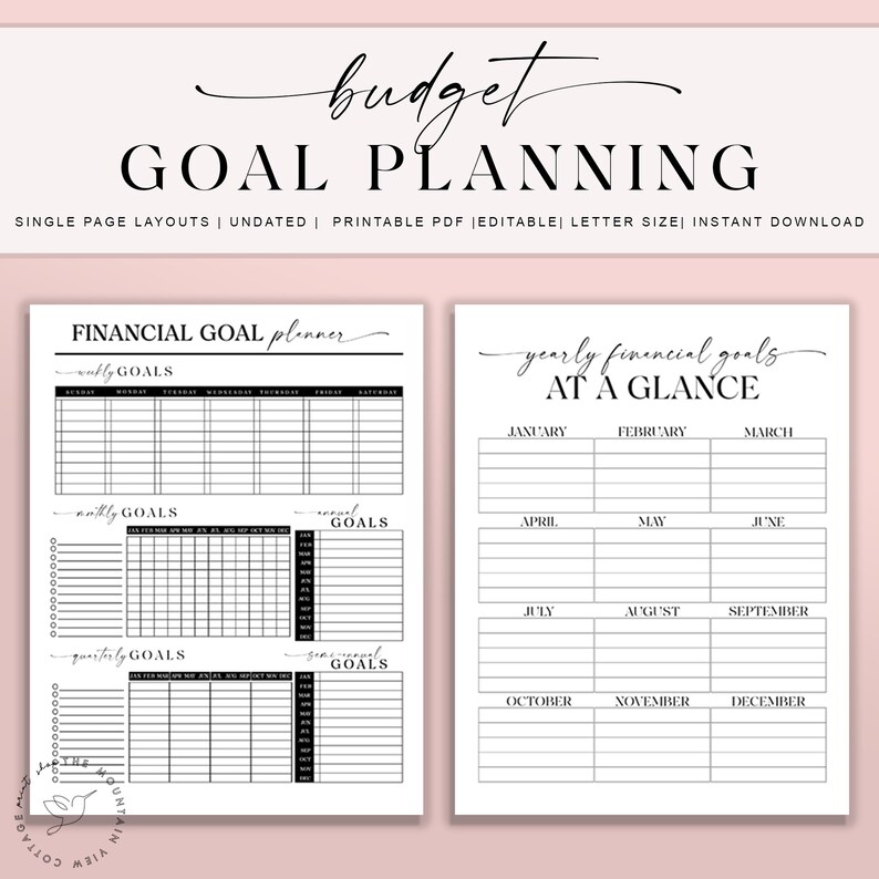Printable Budget Planner Bundle - Budget Planner Kit - Weekly Budget ...