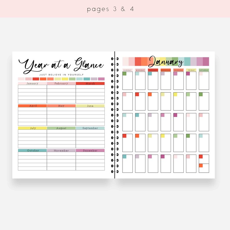 PDF Complete Home Organization Planner Digital Printable Etsy