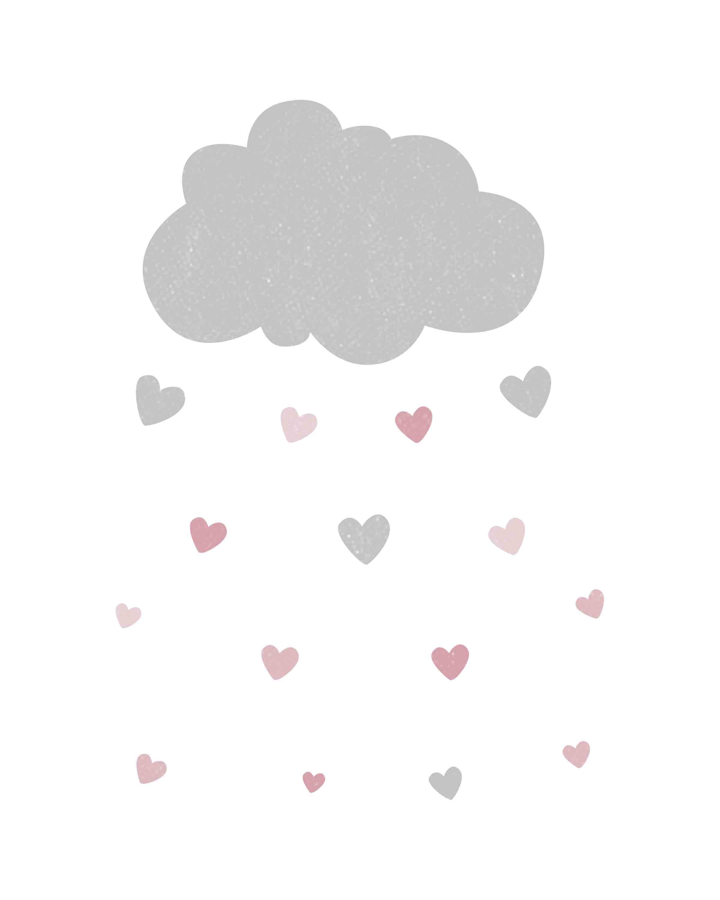 ROSA und GRAUe Kinderzimmer Kunst Boho REGENBOGEN | Etsy