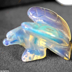 Opalite Eagle Totem Stone Figurine 9716