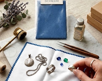 SILVAGEM Rouge Polishing Cloth – Treated Jewelry Cloth for Solid Sterling & Gold
