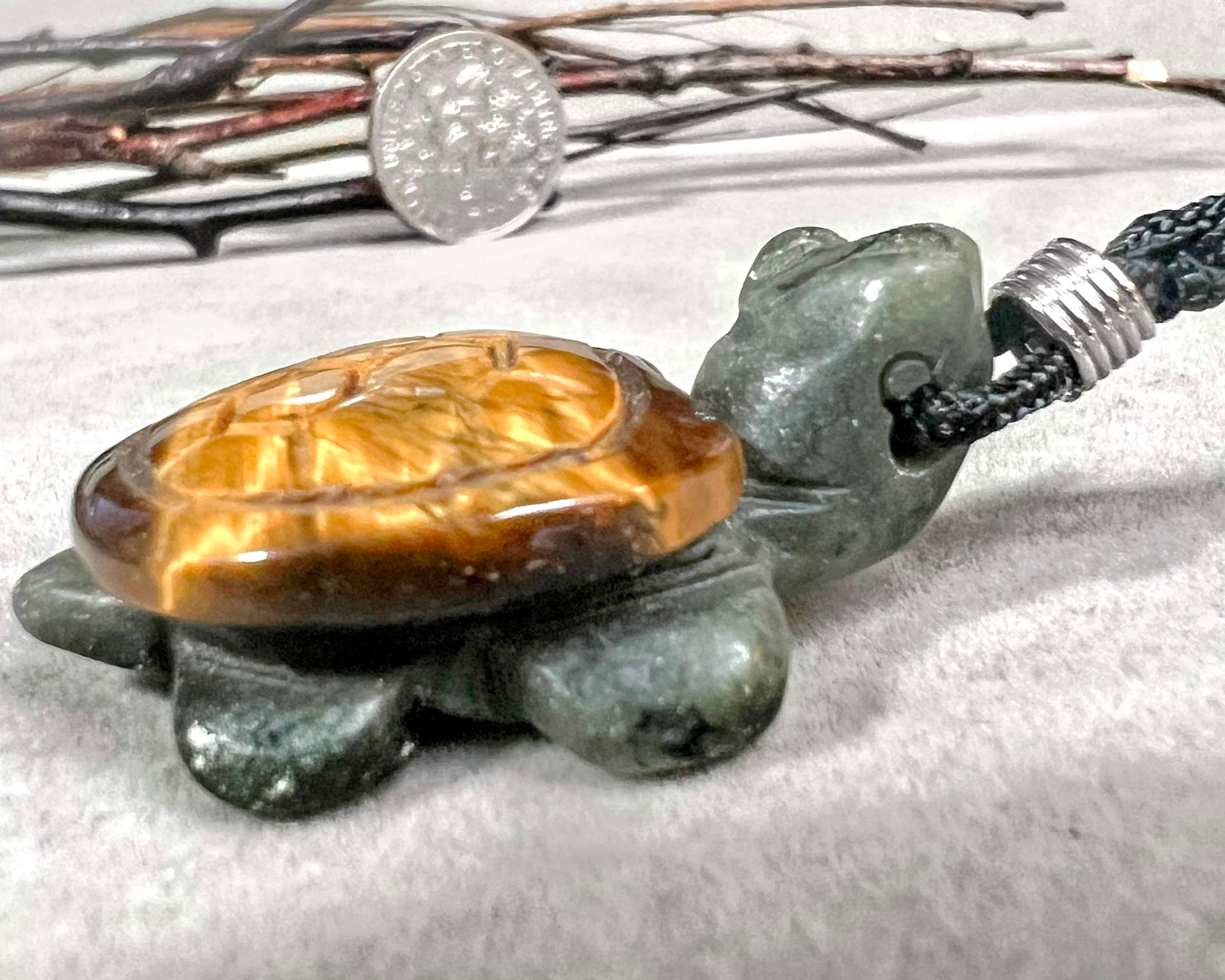 Stone turtle hotsell necklace