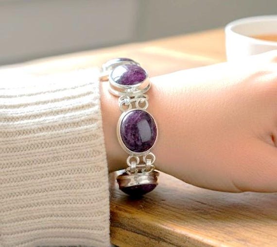 Vintage Sterling Silver and Natural Ruby Labrador… - image 2