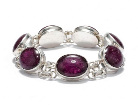 Vintage Sterling Silver and Natural Ruby Labrador… - image 3