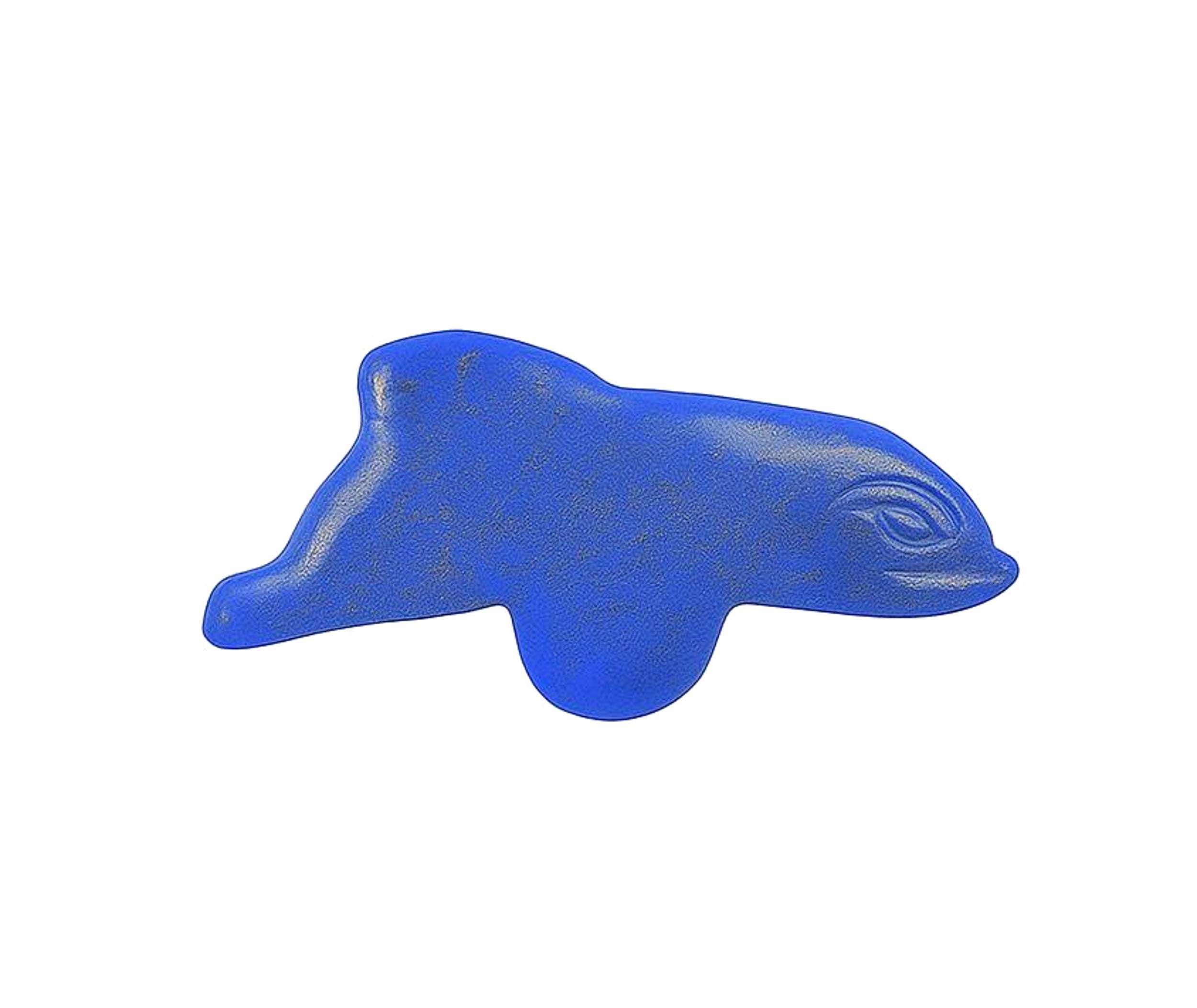 Dolphin Blue Stone Figurine 9338 - Etsy