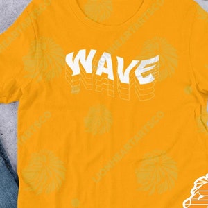 ATEEZ Wave Short-Sleeve Unisex T-Shirt, For Atiny, Fan Made ATEEZ Shirt, Kpop