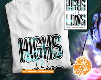 Nujabes Highs 2 Lows Short-Sleeve Unisex T-Shirt, Fan Made Nujabes Shirt, Hip Hop Merch