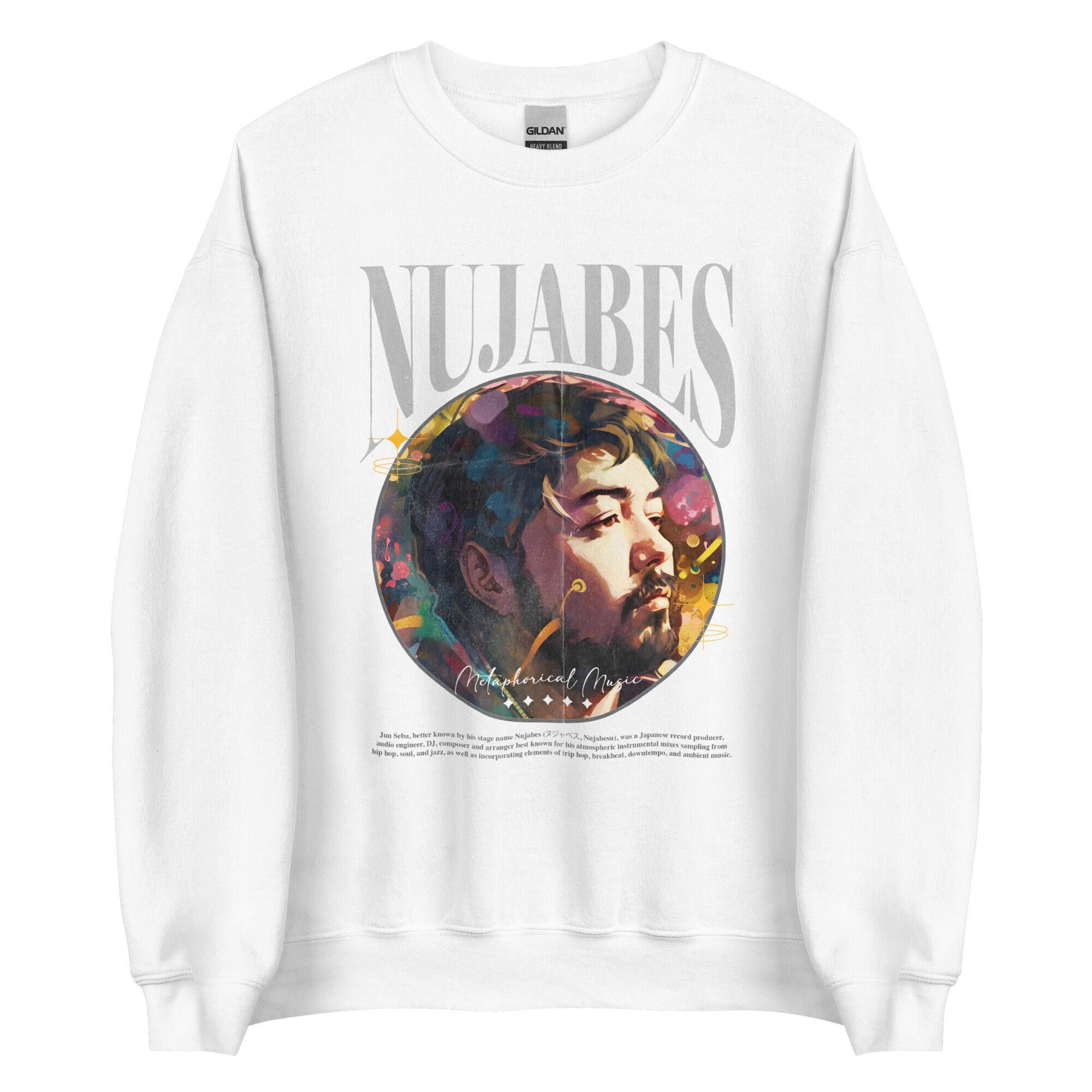 ミュージシャン nujabes PHORICAL MUSIC CREWNECK Metaphorical Music Crewneck - Black – YEN TOWN MARKET