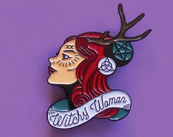 Witchy Woman Enamel Pin