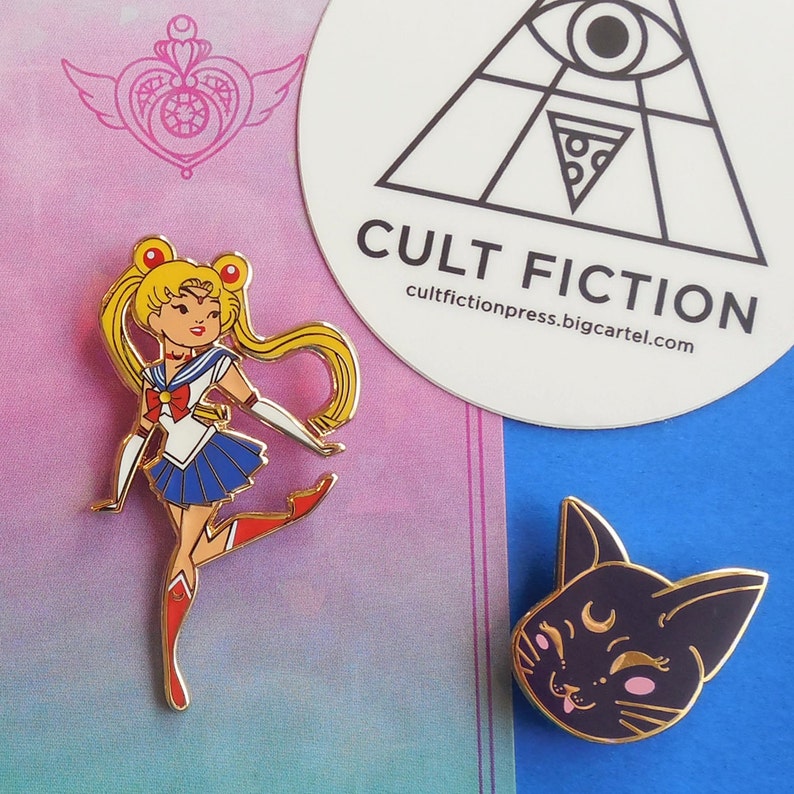 Sailor Moon Enamel Pin - Etsy UK