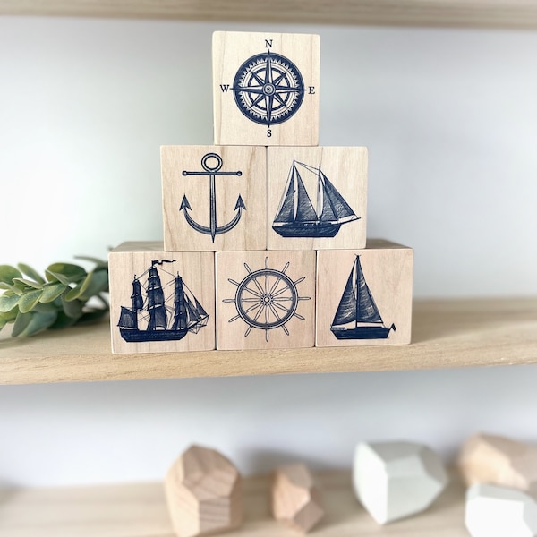 Nautical Nursery Decor - Ocean Themed Accessories for Beach Inspired Baby Room - AHOY