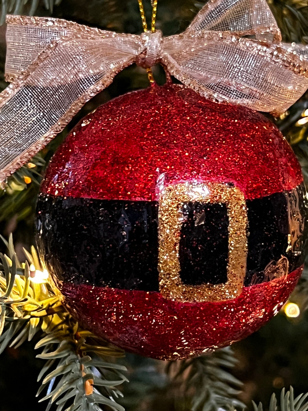 Hand Painted Ornamentpaper Mache Ornamentunique Giftunique Etsy