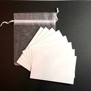 Set of 10 Blank Cards, Bible verses, scripture memory, bible verse holders, memory verse, hand lettered, encouragement cards