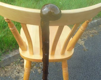 Handmade Irish Blackthorn Walking Stick, Cane.