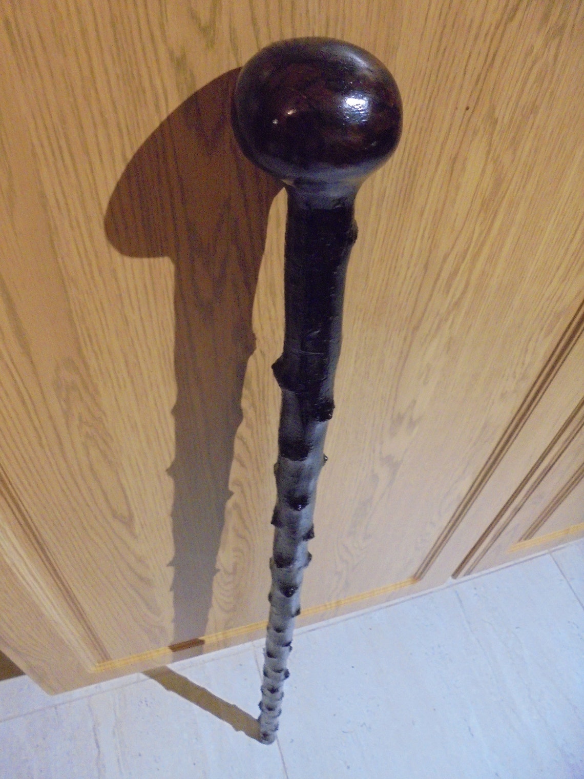 Irish Blackthorn Walking Stick. lead Loaded. Shillelagh Etsy