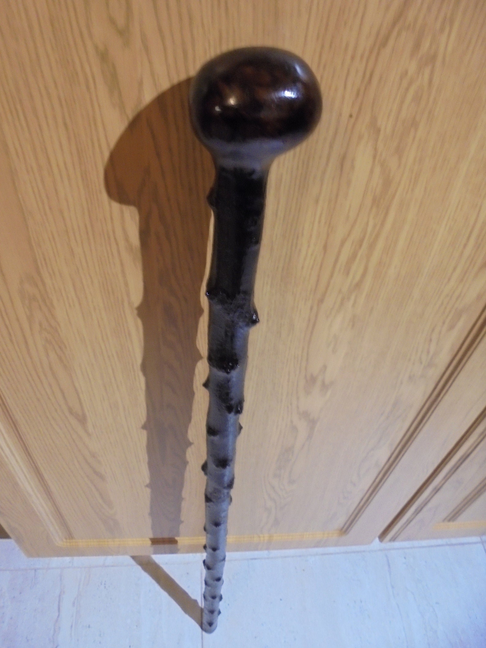 Irish Blackthorn Walking Stick. lead Loaded. Shillelagh Etsy