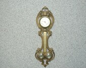 Weather Station with a Brass Watch for Wall assembly from the 50s 60s.