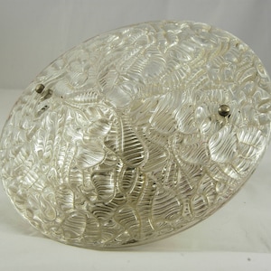 Lámpara de pared de vidrio helado probablemente de Kaiser Leuchten Mid Century Beautiful