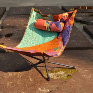 Reserviert / SAPORITI Italy / Rare Vintage Lounge Chair / 'Miamina'  /  Memphis Missoni Fabric / 1980s