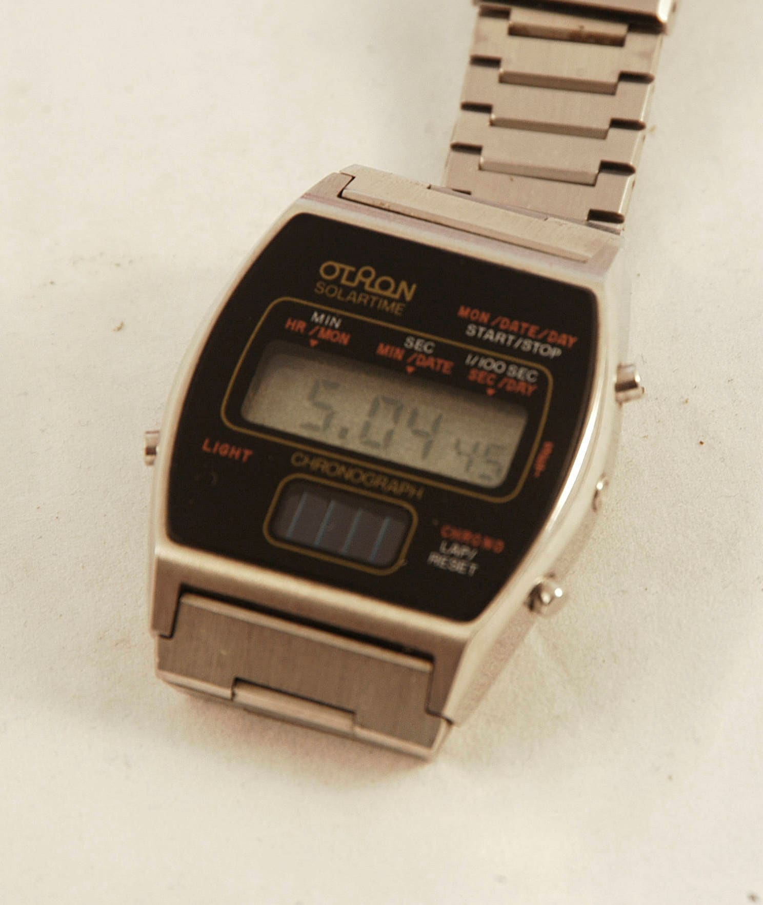 VINTAGE Otron Alarm Chrono Retro Digital Watch ~ WORKING MEN main image 4
