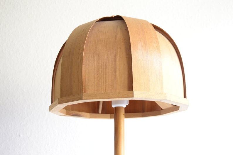 SOLBAKENS Svarveri / table lamp / pine / Sweden / 1970s image 6