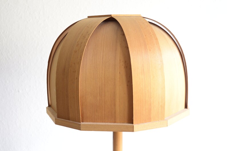 SOLBAKENS Svarveri / table lamp / pine / Sweden / 1970s image 5