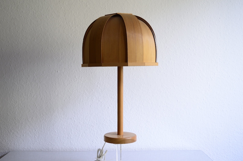 SOLBAKENS Svarveri / table lamp / pine / Sweden / 1970s image 2