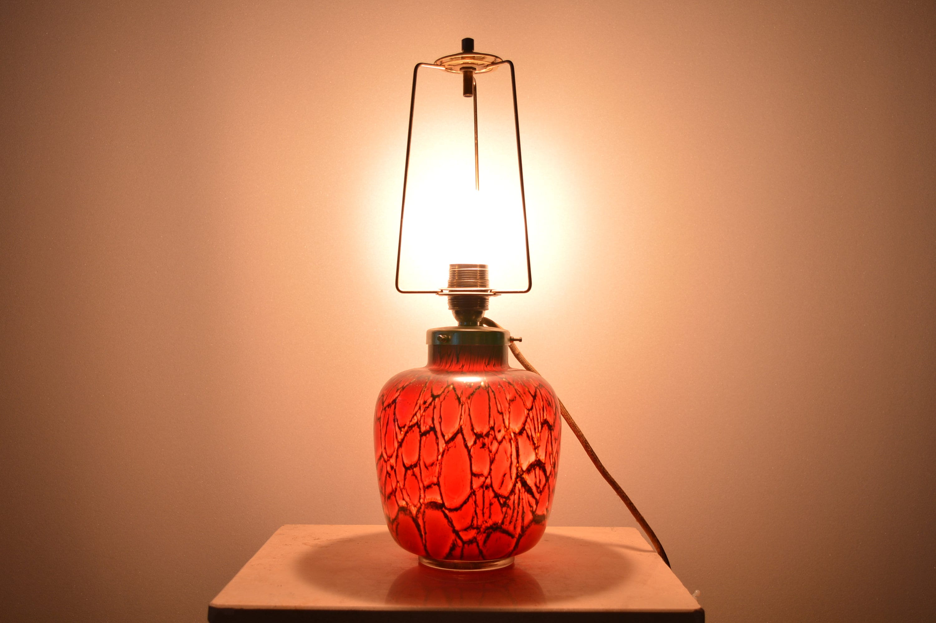 WMF / Ikora / Tafellamp Art Lamp / Bauhaus / Rode Lamp - Nederland