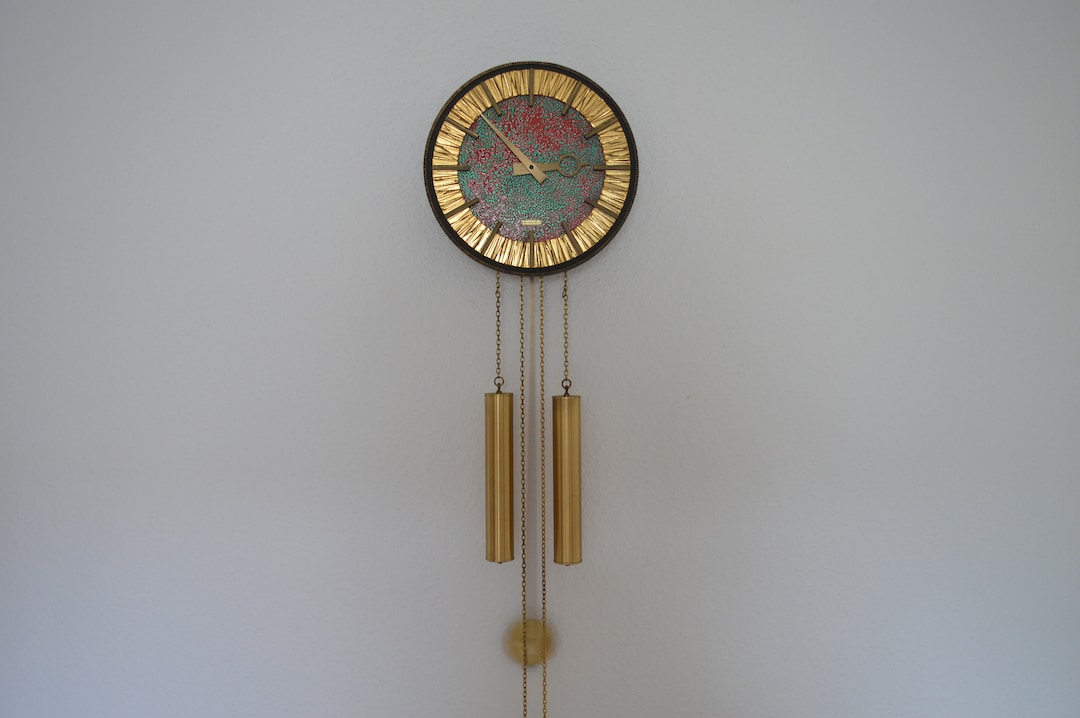 Uhrwerk Pendeluhr Einstellen Gong Uhr Aufziehen Wanduhr Gong