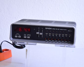 Saba pro RC 12 electronic / Saba vintage clock radio / clock radio 1970s