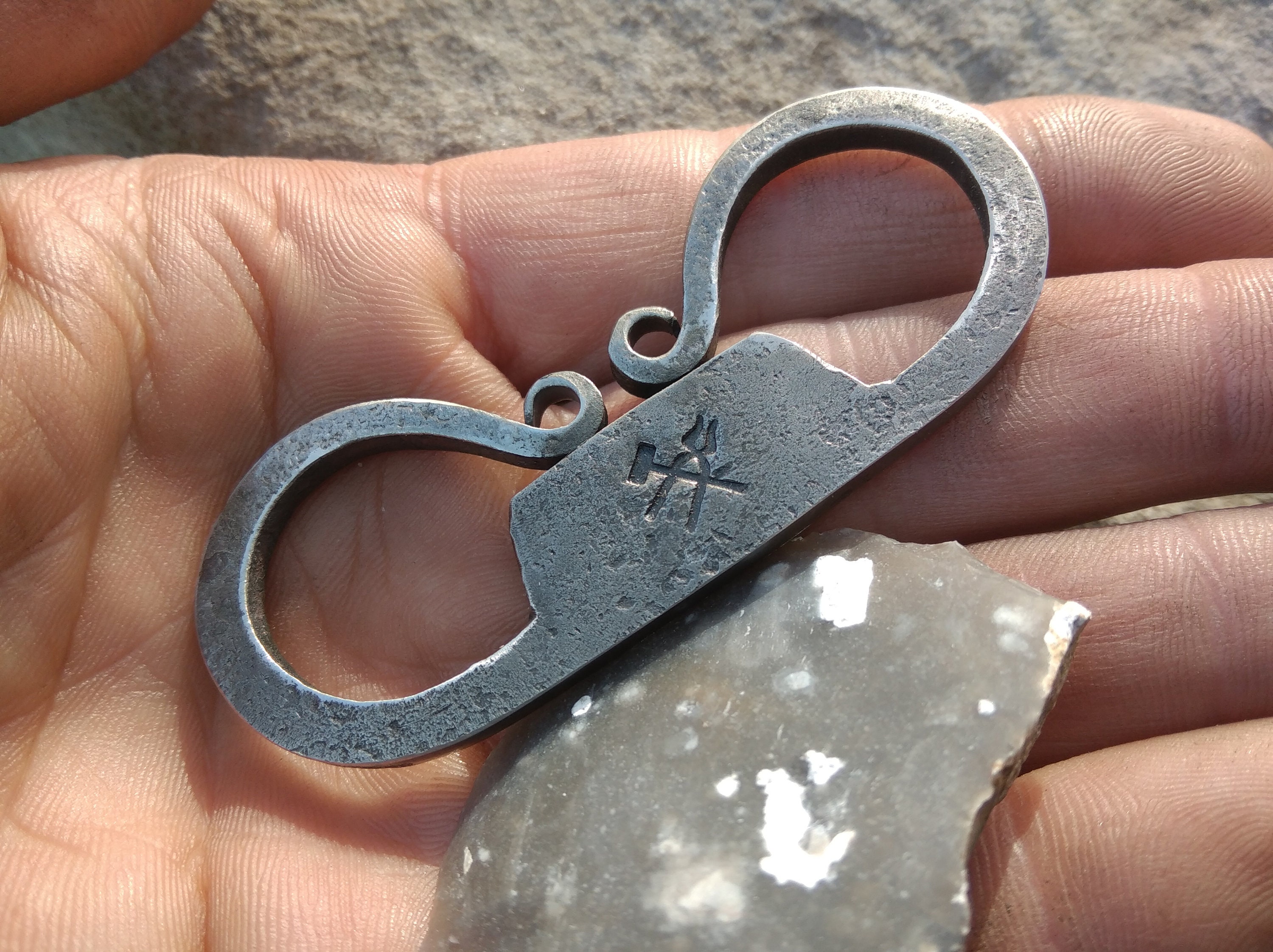 Bushcraft flint and steel.