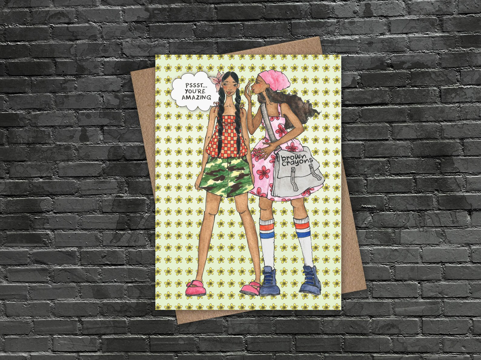 Blank Inspirational Note Card Friendship / You Are Amazing / Etsy