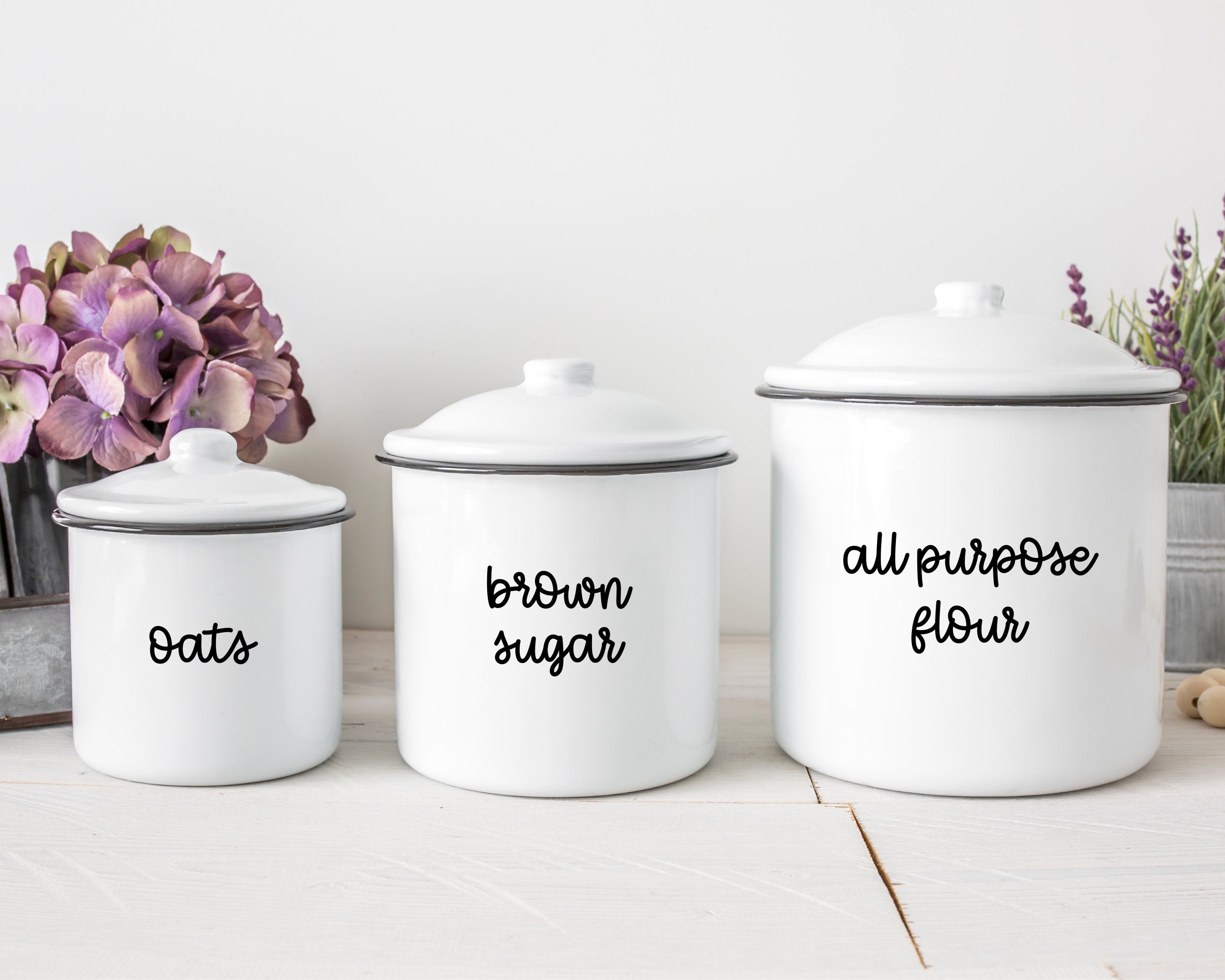 Canister Pantry Labels, Container Labels, Cleaning Labels, Laundry ...