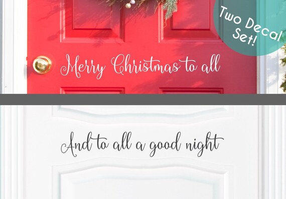 Christmas Door Decoration Christmas Porch Decor Christmas Etsy
